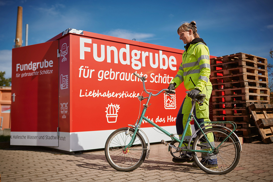 Einrichtung eines Second-Hand-Bereichs
