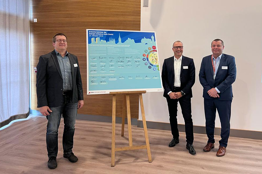 Energie-Initiative Halle (Saale) begrüßt zwei neue Partner