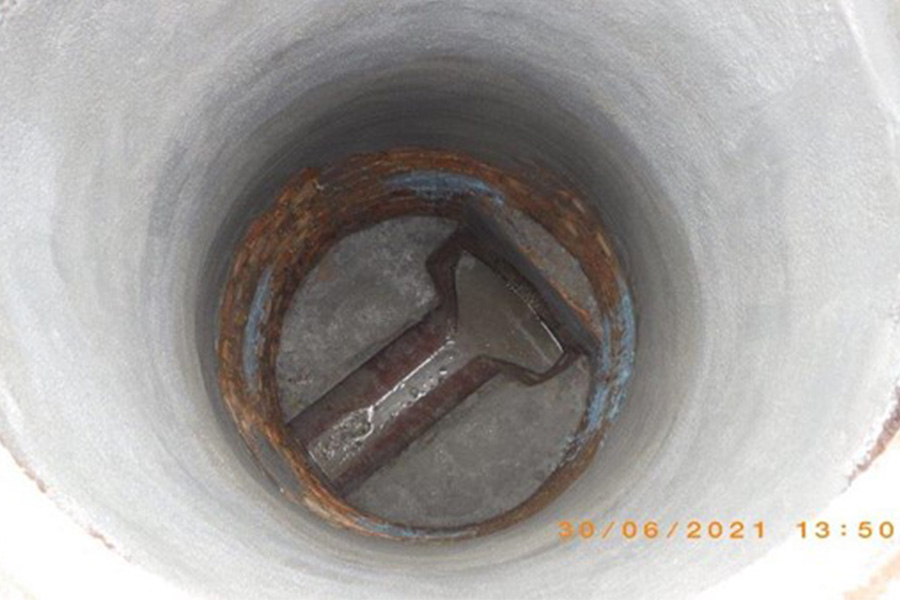 Beispiel einer Schachtsanierug