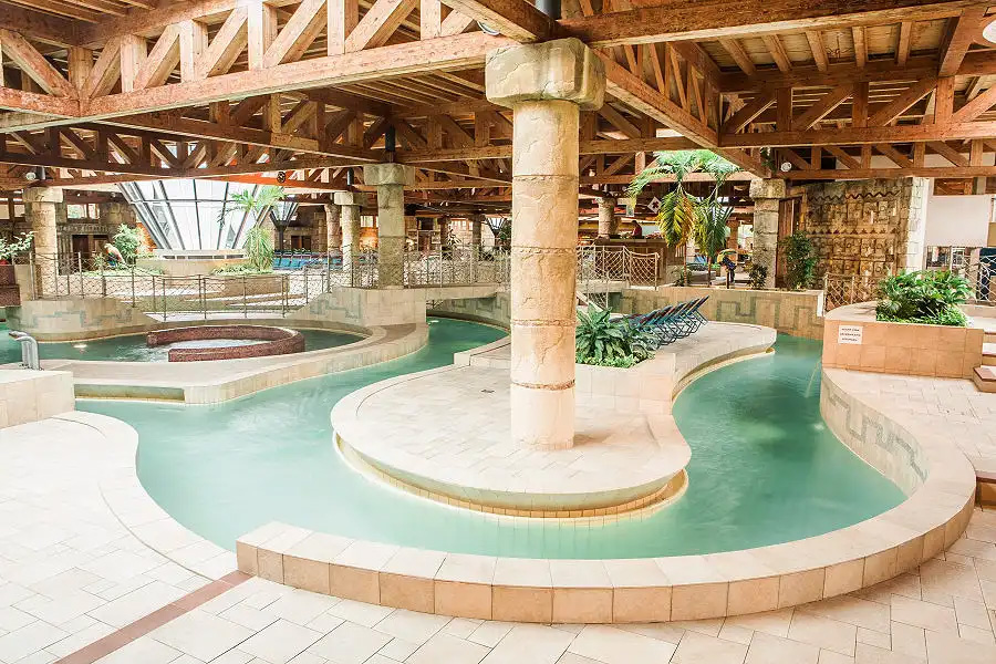 Der "Lazy River" im Maya mare. Ein gewundenes Becken mit leichter Strömung.