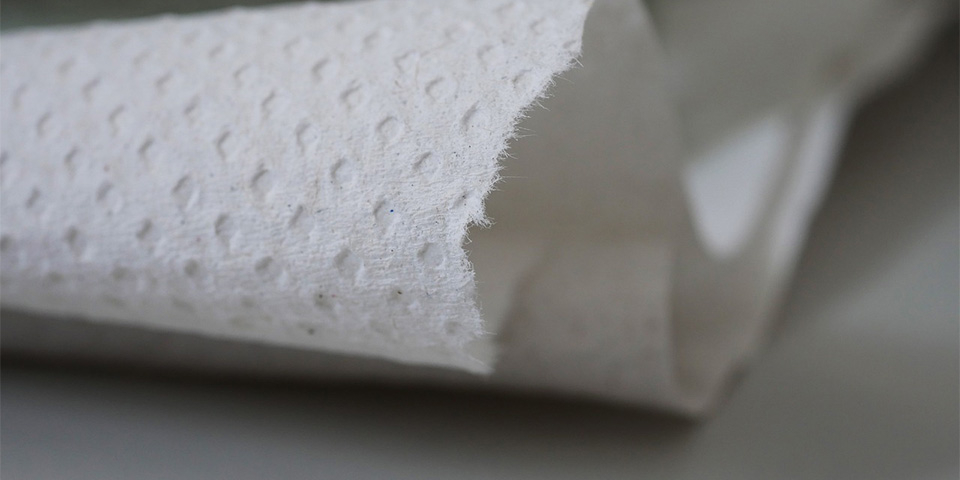 Papierhandtuch.