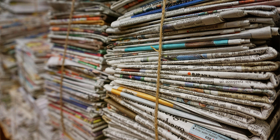 ZEitungsstapel.